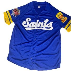 Minnesota Twins St. Paul Saints SGA‎ Baseball Reversible Jersey MLB Men's XL EUC